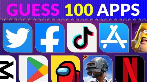 Guess the App Logo in 3 Seconds || 100 Famous App logos part 1 | Logo Quiz. in 2024 | Logo quiz ...