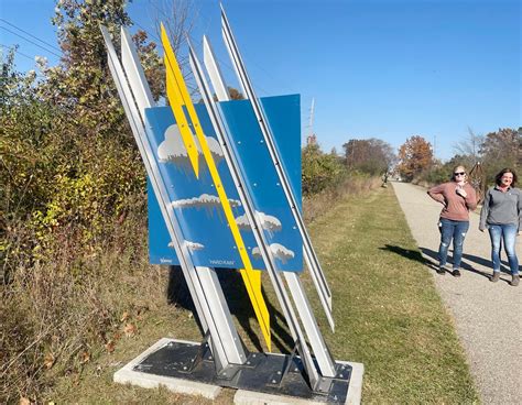 A popular Jackson County trail is decorated with art thanks to a local doctor - mlive.com