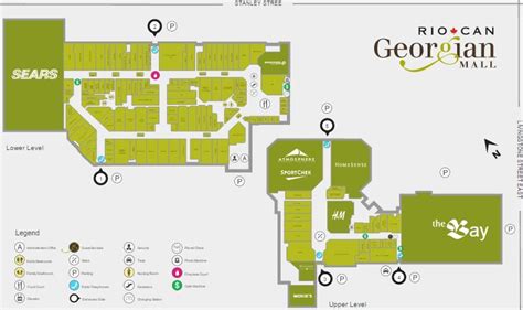 Georgian Mall shopping plan | Canada shopping, Mall, Ontario city