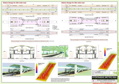 Hyderabad Metro Rail - Metro station design - Design Thesis - M.Arch (Environmental Design) : J ...