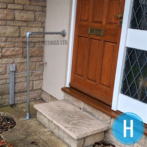 Outdoor Step Handrail Kit Single Rail - Safety Rail - Mobility Grab Rail