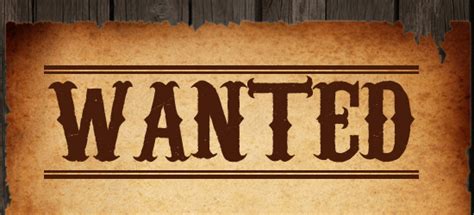 9 Western Wanted Font Word Images Old West Wanted Poster Fonts Free Images