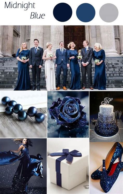 Midnight Blue Winter Wedding Colors 2015 Trends #2554956 - Weddbook