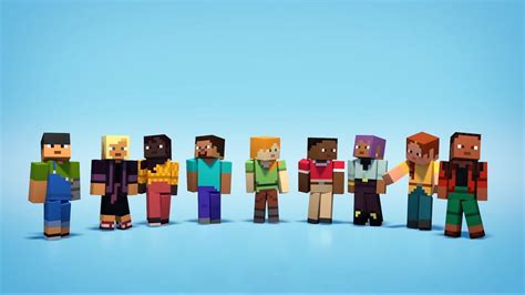 Seven new default skins coming before Minecraft 1.20 update