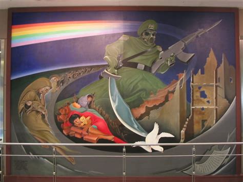 How Denver Airport’s Murals Feed Conspiracy Theorist | Painting ...