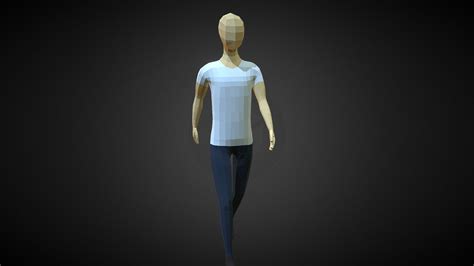 Low-poly Man - Download Free 3D model by Razvan Savescu (@razvansavescu) [7b93db2] - Sketchfab