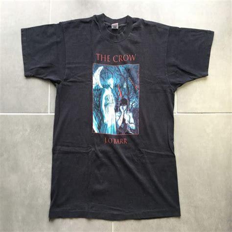 Vintage The Crow Movie T Shirt 1994 Movie James O'barr Grunge Horror Rap - FreeClothing Trending