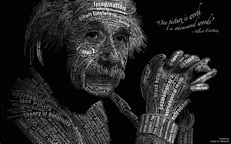 Albert Einstein 4k Wallpapers in 2020 | Albert einstein poster, Einstein, Typographic portrait