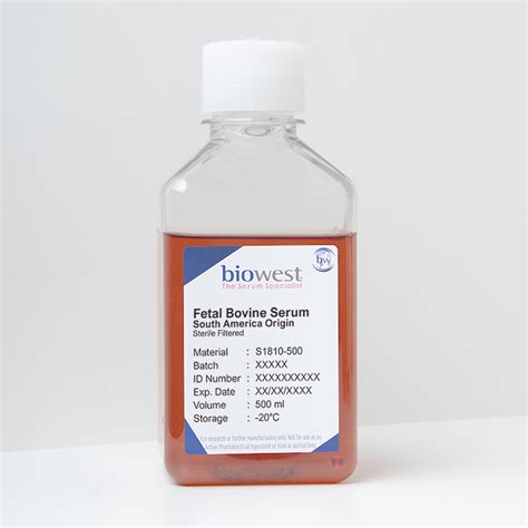 Fetal Bovine Serum (FBS) South America - S1810 - Biowest | Your best choice for animal serum