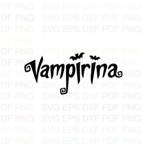 Vampirina_logo Svg Outline Dxf Eps Pdf Png, Cricut, Cutting File, Vector, Clipart Instant ...