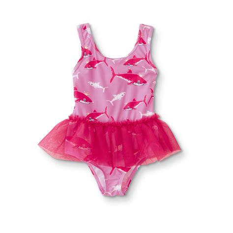 Simply Styled Infant & Toddler Girls' One-Piece Swimsuit - Sharks