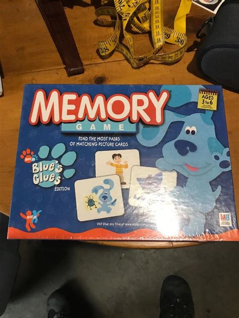 BRAND NEW Nick Jr Blue's Clues Memory Game Complete Ages 3-6 Blues ...