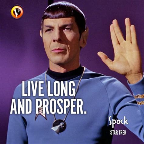 Spock (Zachary Quinto) in Star Trek: "Live long and prosper." #quote # ...