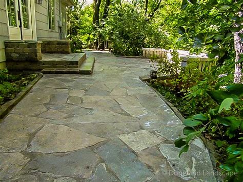 large stones for sidewalk hardscapes - Duneland Landscape