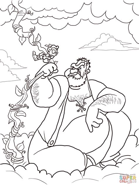 Jack And The Beanstalk Coloring Pages - Coloring Home