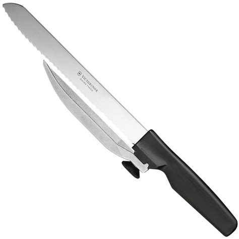 Victorinox 45960 Precise Slicer 8 1/4" Serrated Slicer Knife Right Handed Design with Adjustable ...