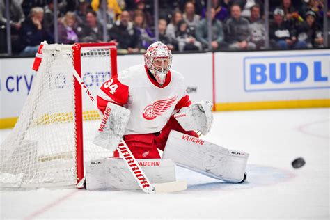 ‘He’s sparked us:’ Alex Lyon is keeping the Red Wings afloat in crucial ...