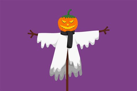 Halloween Ghost Cartoon Illustration Graphic by arsalangraphic999 ...