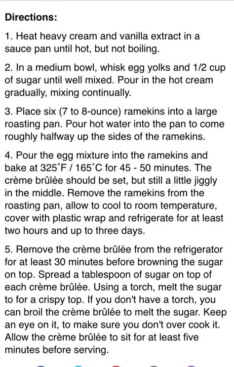 Creme Brulee recipe, # 2 of 2