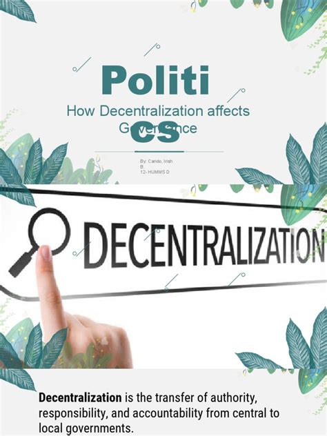 How Decentralization Affects Governance | PDF | Decentralization ...