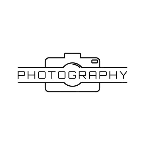 Premium Vector | Photography minimalist logo design template