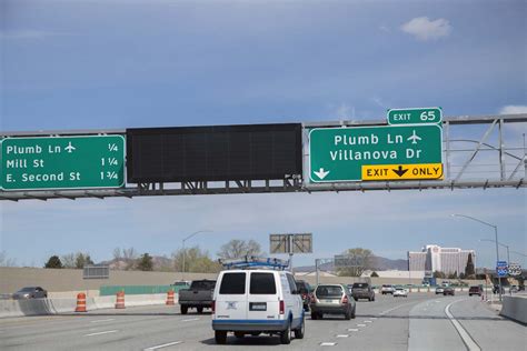 Exit Numbers on Interstate 580 | Nevada Department of Transportation