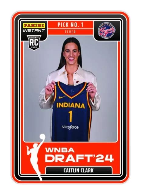 CAITLIN CLARK - 2024 Panini Instant Wnba Draft Night #1 Presale $26.44 ...