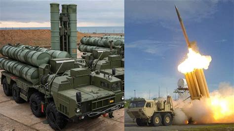 Comparison of Russian Made S 400 vs American THAAD Missile Defence ...