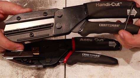 Craftsman Accu-Cut and Handi-Cut Overview/Review - YouTube