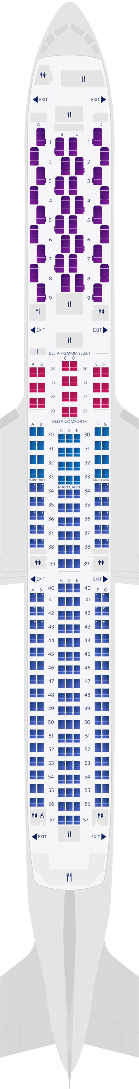 Boeing 767 400 Delta Seating Plan | Brokeasshome.com