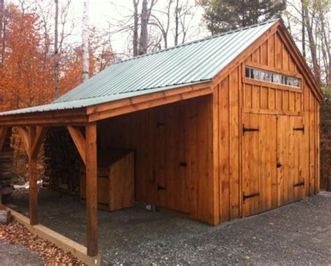 Shed, Garden & Farm Kits - 14' x 20' One Bay Garage - Traditional ...