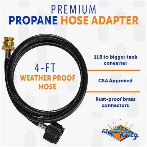 Propane Gas Hauler Kit 5lb Propane Tank, Adapter Hose and Insulated ...