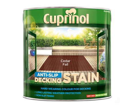 Cuprinol Anti Slip Decking Stain Cedar Fall 2.5L