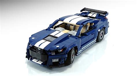 Ford Mustang Shelby GT500 (One Set MOC LEGO 10265) - HelloBricks