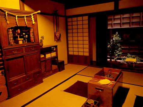 Société japonaise à l'époque d'Edo — Wikipédia | Meubles japonais, Intérieur japonais, Maison ...