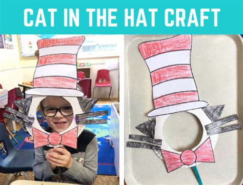 Dr. Seuss Cat in the Hat Paper Plate Kid’s Craft – Fun Early Learning