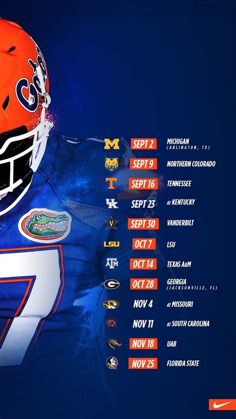 Florida Gators 2024 Football Schedule