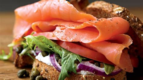 Healthy Smoked Salmon Sandwich Perfect For Lunch - Eat This Not That