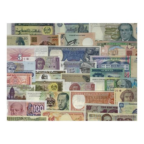 World Paper Money Collection // Set of 100 Banknotes // Uncirculated Condition - Olevian ...