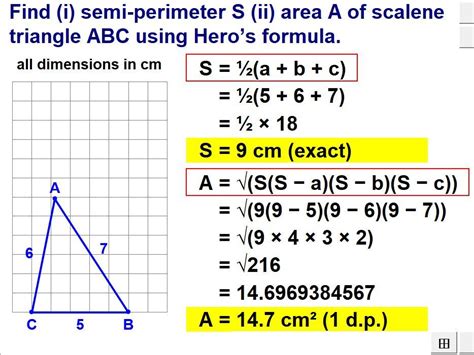 Area Of A Triangle Formulae | Teaching Resources