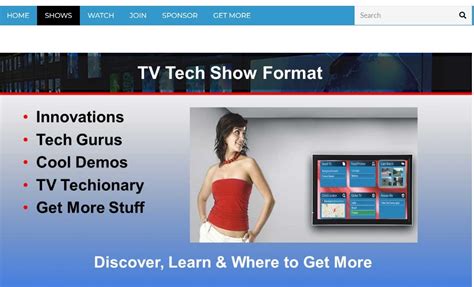 TVTechShow on Twitter: "TV Tech Show Episodes - Television Innovations, Expert Tech Guru Guests ...