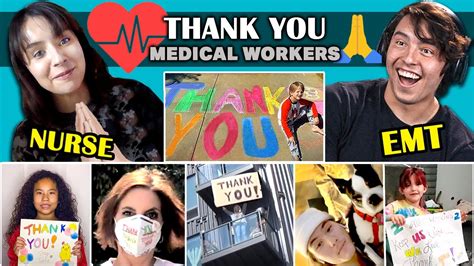 Thank You Medical Workers | Medical Workers React - YouTube