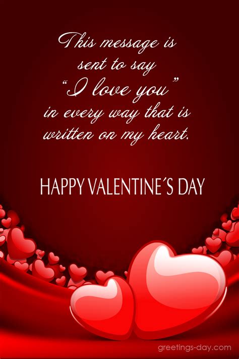 Valentine's Day card messages to Him. Sent Cards to Social.