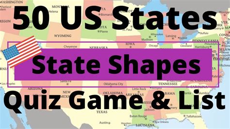 Shapes Of States Quiz