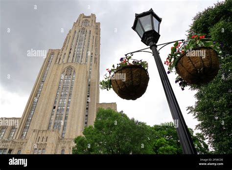 Cathedral of Learning.University of Pittsburgh.Pennsylvania.USA Stock ...