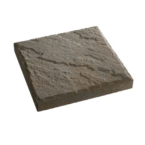 Anchor Block Charcoal/Tan Slate Patio Stone (Common: 16-in x 16-in; Actual: 16-in x 16-in) in ...