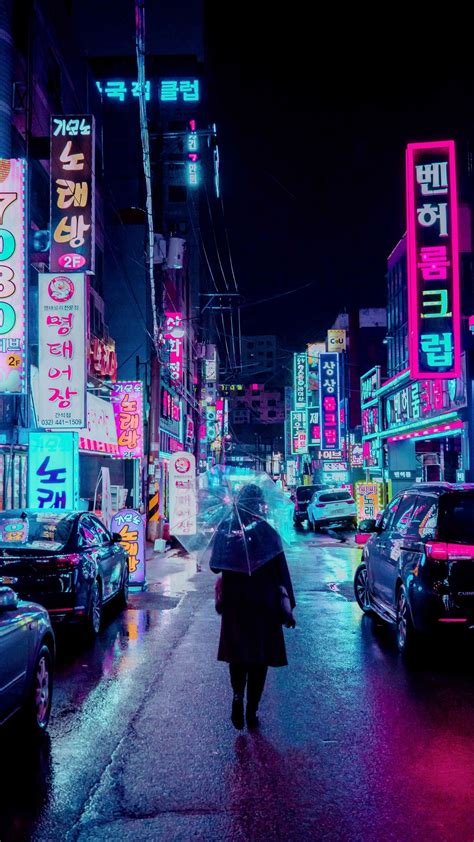 Anime Neon City Wallpapers - Wallpaper Cave