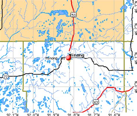 Minong, Wisconsin (WI 54859) profile: population, maps, real estate, averages, homes, statistics ...