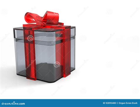 Ribbon Wrapped Gift Package Stock Illustration - Illustration of party ...