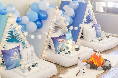 Frozen (Disney) Birthday Party Ideas | Slumber parties, Slumber party ...